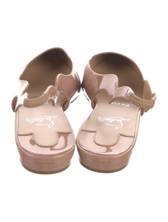 Christian Louboutin Patent Leather Slingback Flats
