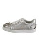 Christian Louboutin Spike Accents Leather Sneakers