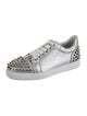 Christian Louboutin Spike Accents Leather Sneakers