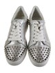 Christian Louboutin Spike Accents Leather Sneakers