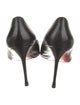 Christian Louboutin Spike Accents Leather Pumps