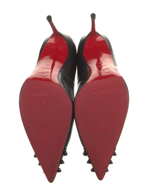 Christian Louboutin Spike Accents Leather Pumps