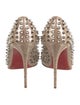 Christian Louboutin Leather Studded Accents Pumps