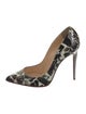 Christian Louboutin Patent Leather Printed Pumps