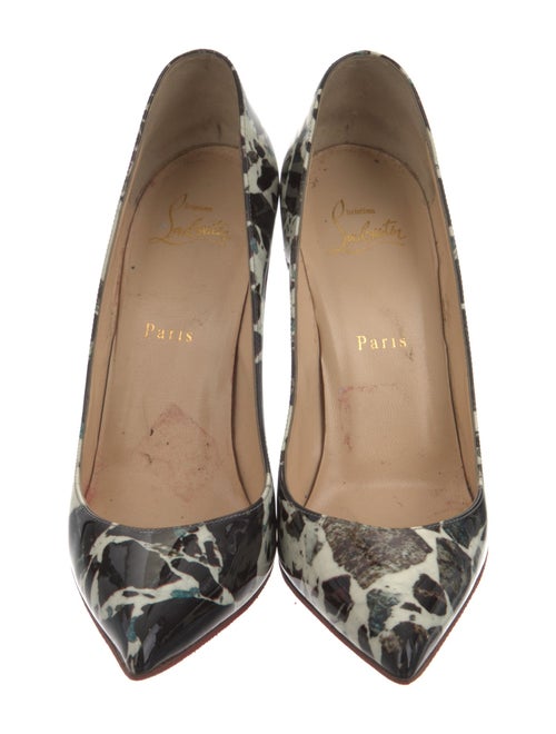 Christian Louboutin Patent Leather Printed Pumps