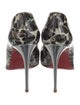 Christian Louboutin Patent Leather Printed Pumps