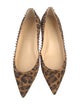 Christian Louboutin Spike Accents Suede Flats