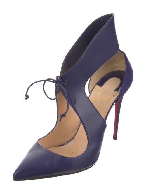 Christian Louboutin Ferme Rouge 100 Leather Pumps