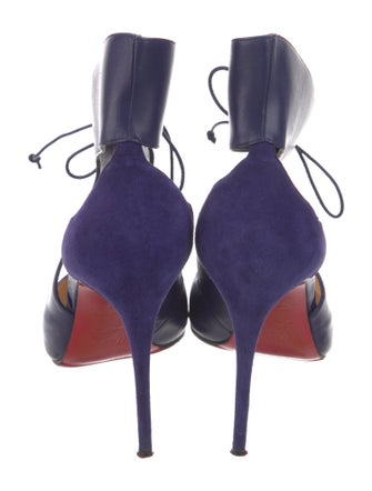 Christian Louboutin Ferme Rouge 100 Leather Pumps