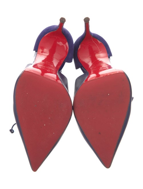 Christian Louboutin Ferme Rouge 100 Leather Pumps