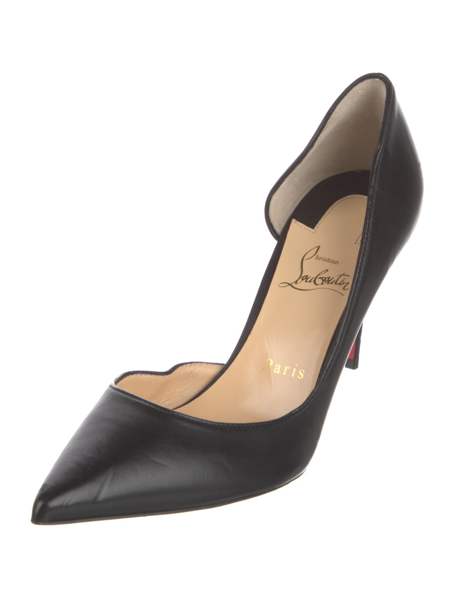 Christian Louboutin Leather D'Orsay Pumps