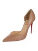 Christian Louboutin Leather D'Orsay Pumps