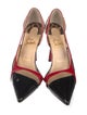 Christian Louboutin Patent Leather Animal Print D'Orsay Pumps