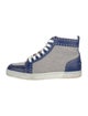 Christian Louboutin Canvas Colorblock Pattern Sneakers