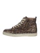 Christian Louboutin Snakeskin Animal Print Sneakers