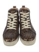 Christian Louboutin Snakeskin Animal Print Sneakers