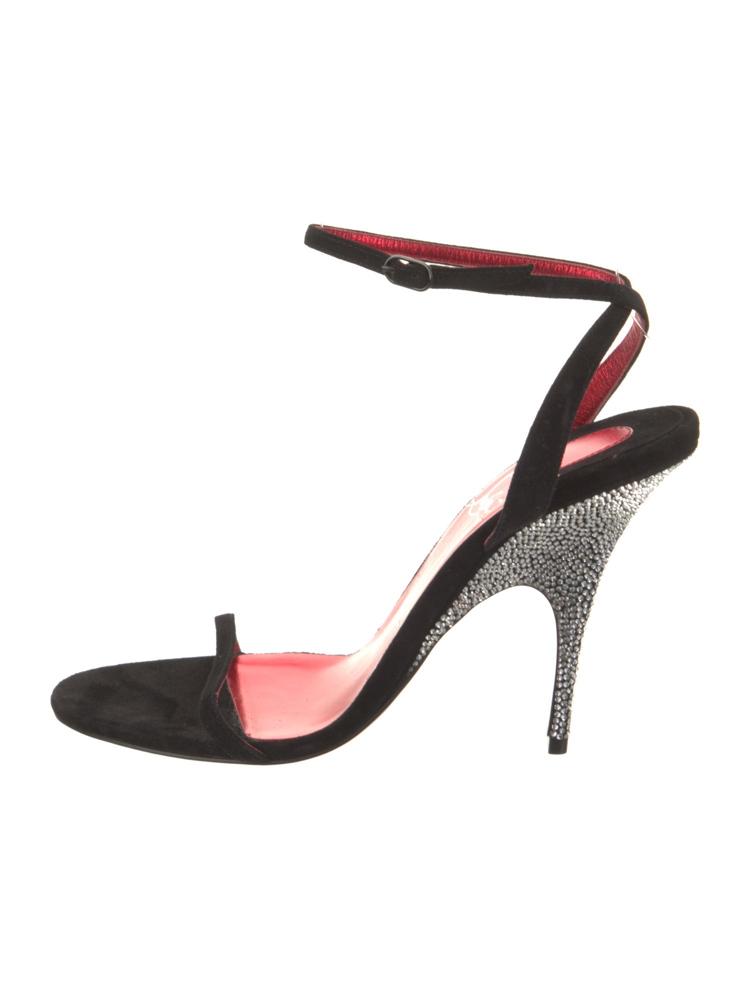 Christian Louboutin Suede Slingback Sandals