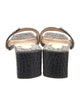 Christian Louboutin Embossed Leather Slides