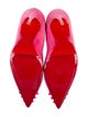 Christian Louboutin Spike Accents Suede Pumps