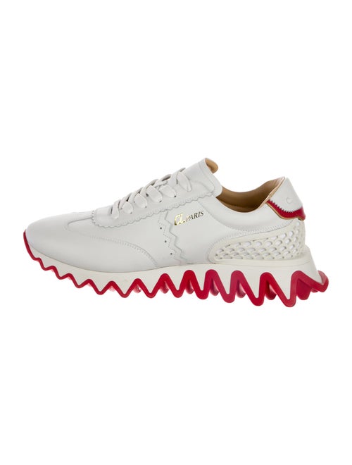 Christian Louboutin Spike Accents Leather Sneakers