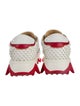Christian Louboutin Spike Accents Leather Sneakers