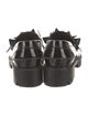 Christian Louboutin Spike Accents Patent Leather Loafers