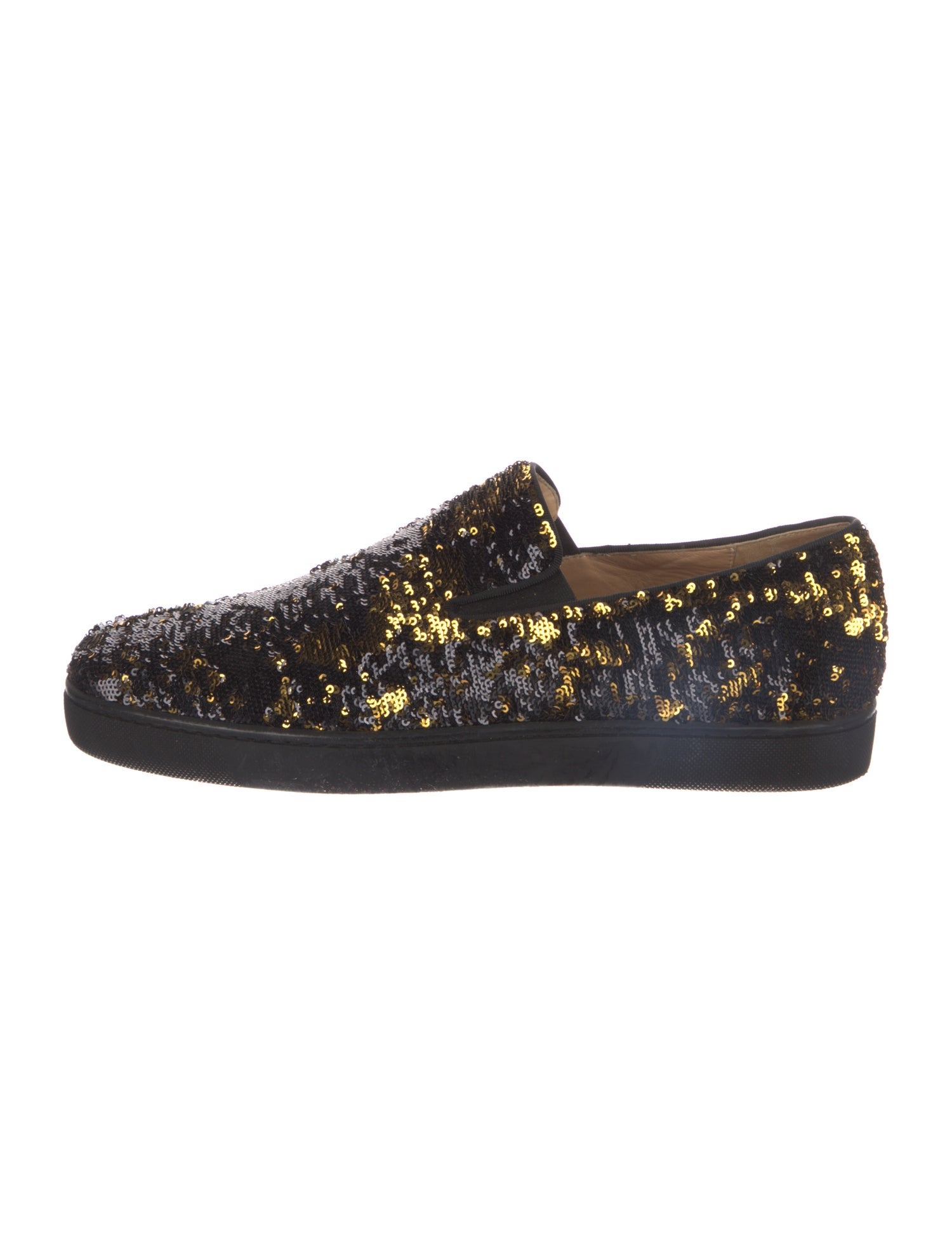 Christian Louboutin Sequins Printed Sneakers