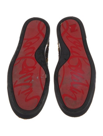 Christian Louboutin Sequins Printed Sneakers