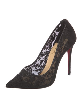 Christian Louboutin Lace Lace Pattern Pumps