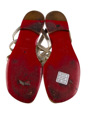 Christian Louboutin Leather Slides