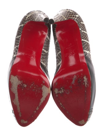 Christian Louboutin Snakeskin Animal Print Pumps