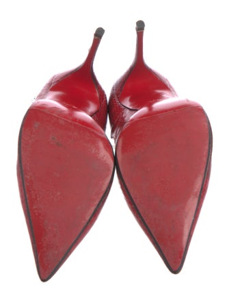 Christian Louboutin Snakeskin Animal Print Pumps