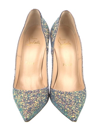 Christian Louboutin Glitter Glitter Accents Pumps