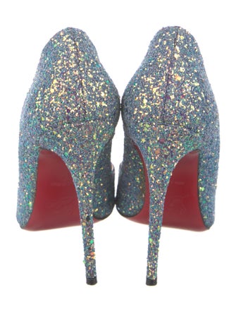 Christian Louboutin Glitter Glitter Accents Pumps