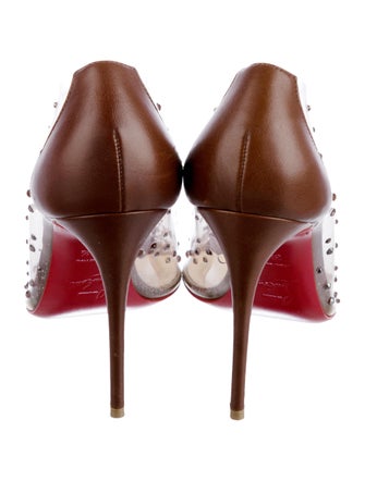 Christian Louboutin PVC Crystal Embellishments Pumps