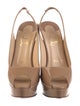 Christian Louboutin Patent Leather Slingback Sandals