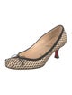 Christian Louboutin Colorblock Pattern Mesh Accents Pumps