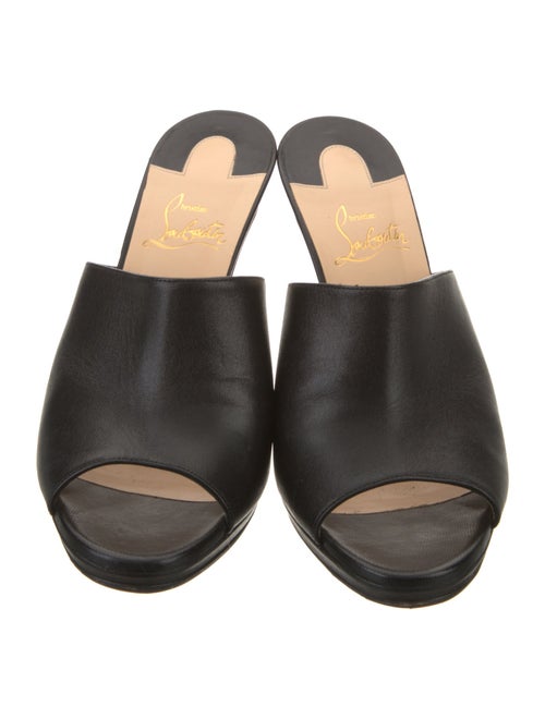 Christian Louboutin Leather Mules