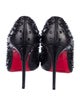 Christian Louboutin Spike Accents Leather Pumps