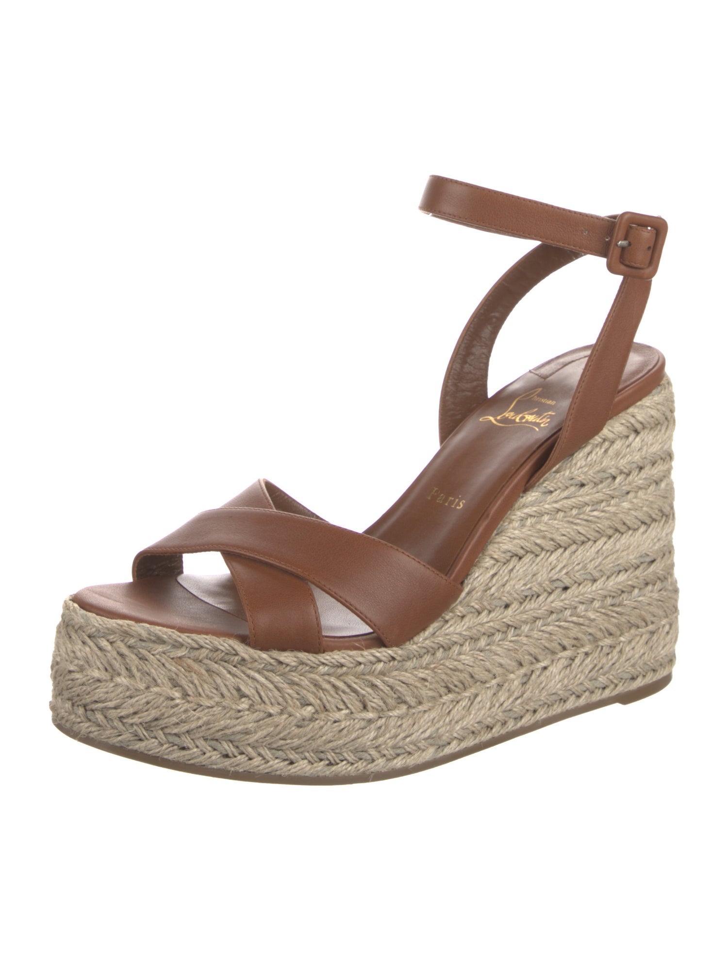 Christian Louboutin Leather Espadrilles