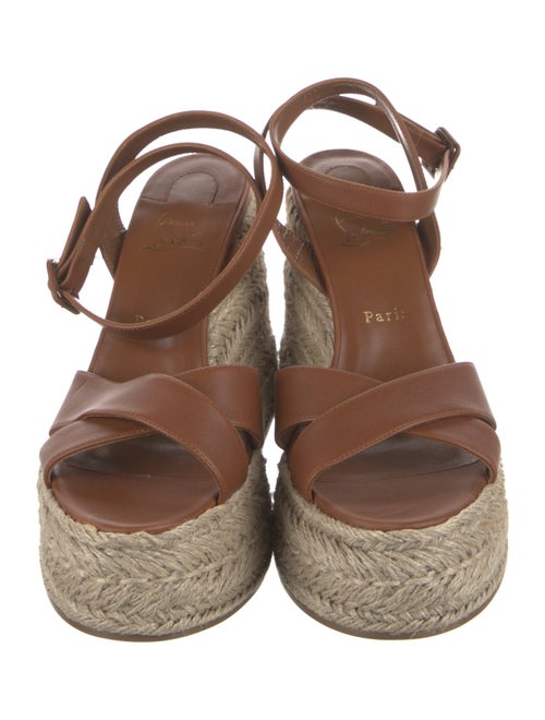 Christian Louboutin Leather Espadrilles