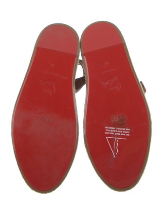 Christian Louboutin Leather Espadrilles