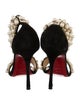 Christian Louboutin Suede Studded Accents Sandals