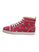 Christian Louboutin Satin Printed Sneakers
