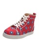 Christian Louboutin Satin Printed Sneakers