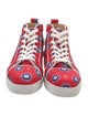 Christian Louboutin Satin Printed Sneakers