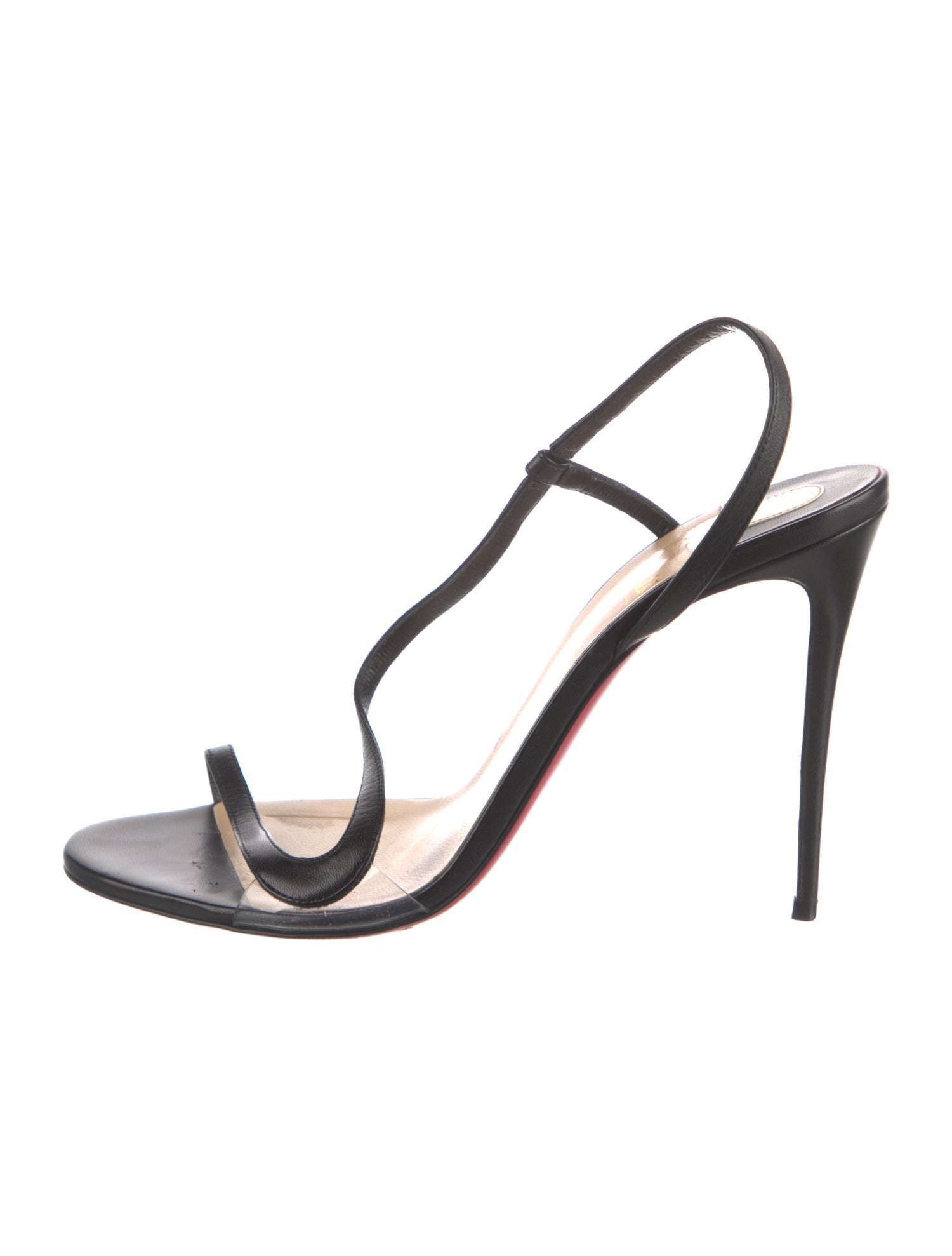 Christian Louboutin Leather Slingback Sandals