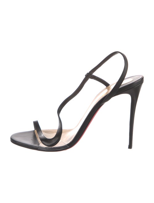 Christian Louboutin Leather Slingback Sandals