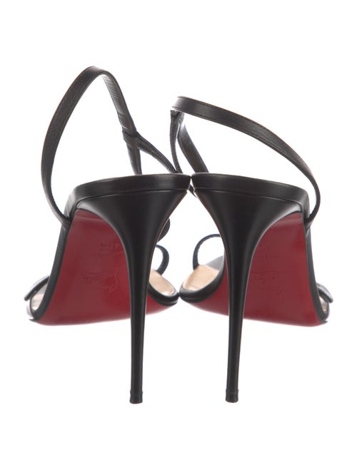 Christian Louboutin Leather Slingback Sandals