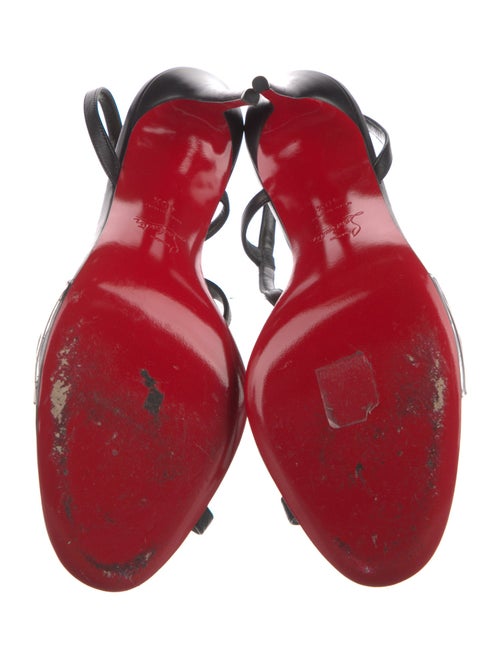 Christian Louboutin Leather Slingback Sandals